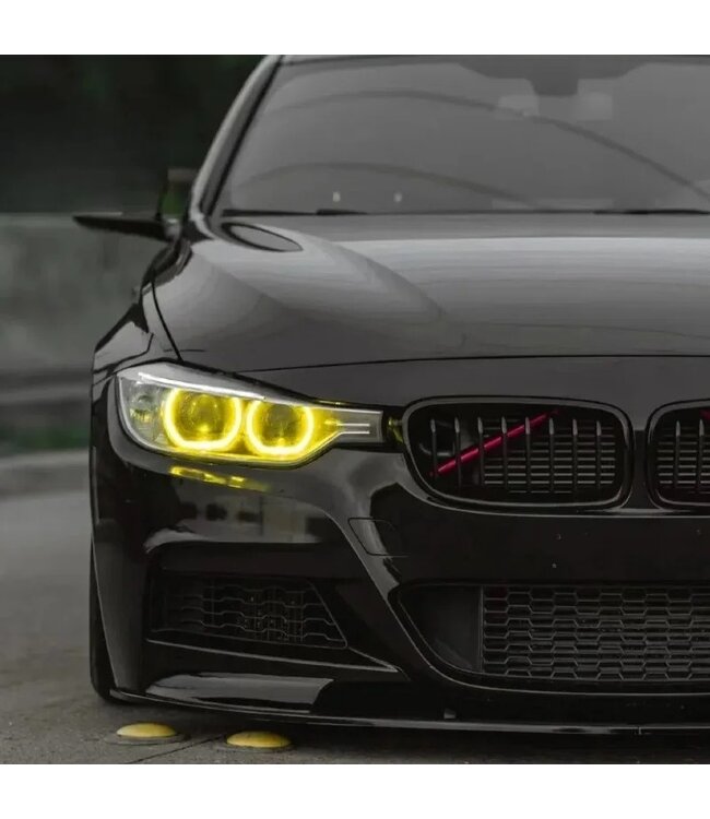 XEOD CSL LED DRL angel eyes modules Geel geschikt voor BMW 3 Serie F30 - F31 - F34 GT - Xenon koplampen - 4 stuks - Complete set