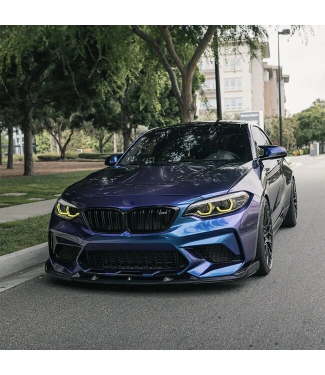 XEOD CSL LED DRL angel eyes modules Geel geschikt voor BMW 2 Serie F22 - F23 - F87 LCI - LED koplampen - 4 stuks - Complete set