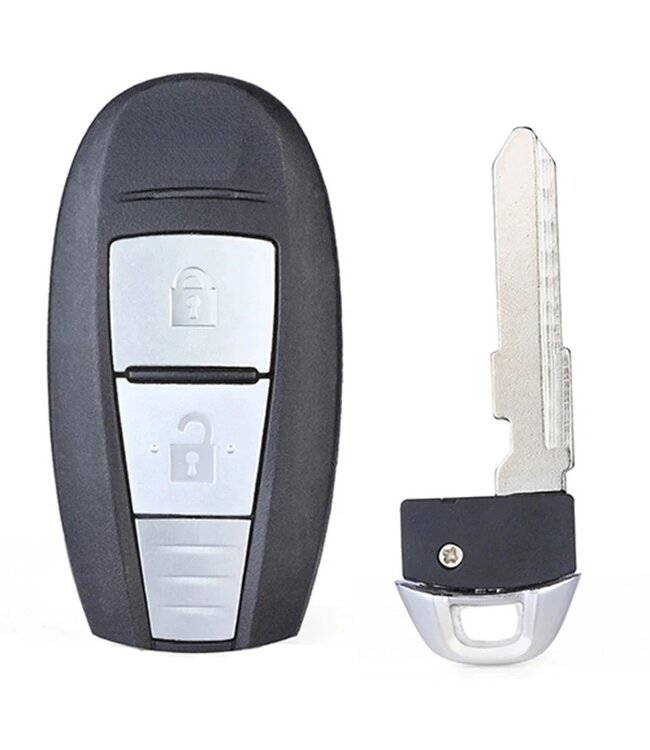 XEOD Autosleutelbehuizing - sleutelbehuizing auto - sleutel - Autosleutel / Geschikt voor Suzuki Swift, Vitara & SX4 2 knops smartkey