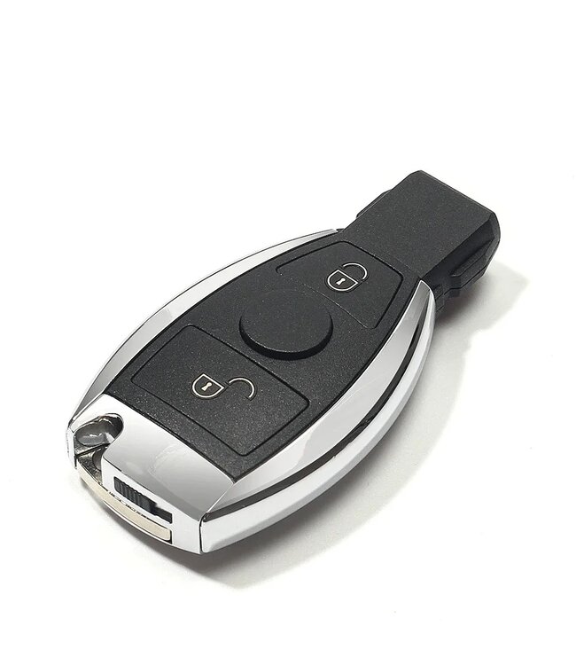 XEOD Autosleutelbehuizing - sleutelbehuizing auto - sleutel - Autosleutel / Geschikt voor: Mercedes 2 Knops smart sleutel