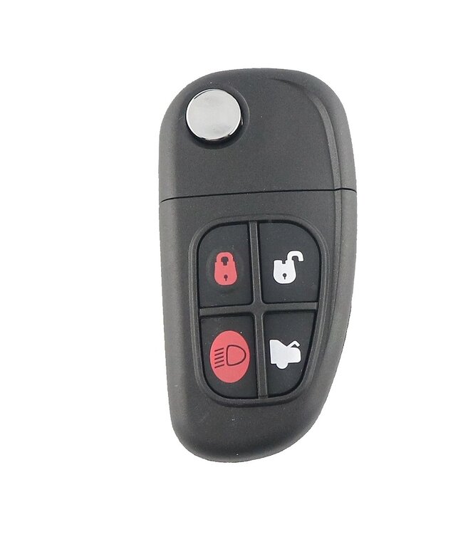 XEOD Autosleutelbehuizing - sleutelbehuizing auto - sleutel - Autosleutel / Geschikt voor: Jaguar 4 knops