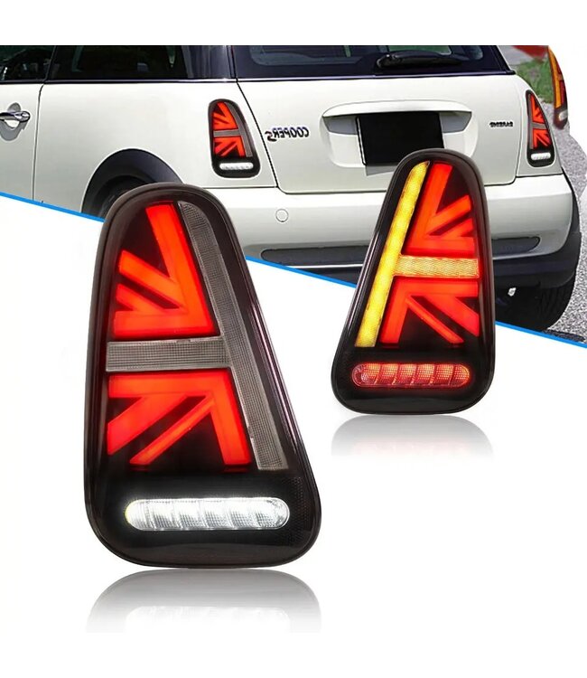 Mini R56 - R57 - R58 - R59 Full LED achterlichten smoked
