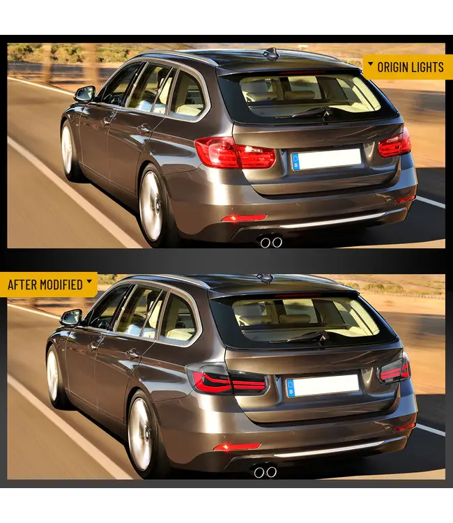 BMW 3 serie F31 Full LED achterlichten Zwart