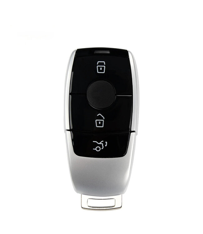 XEOD Autosleutelbehuizing - sleutelbehuizing auto - sleutel - Autosleutel / Geschikt voor: Mercedes 3 Knops smart sleutel - Keyless
