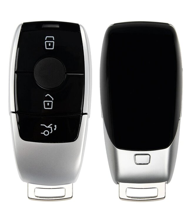 XEOD Autosleutelbehuizing - sleutelbehuizing auto - sleutel - Autosleutel / Geschikt voor: Mercedes 3 Knops smart sleutel - Keyless