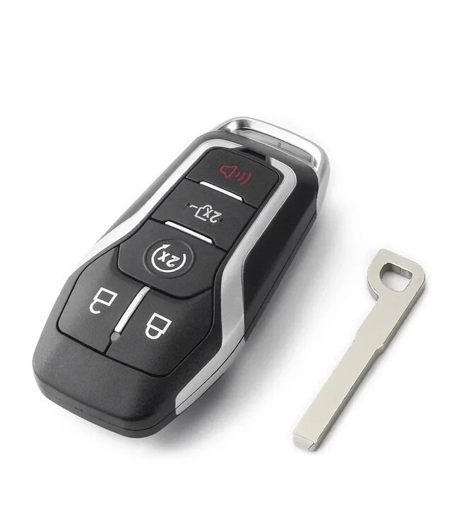 XEOD Autosleutelbehuizing - sleutelbehuizing auto - sleutel - Autosleutel smartkey / Geschikt voor: Ford 5 knops