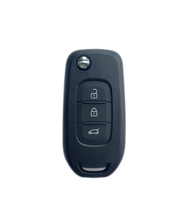 XEOD Autosleutelbehuizing - sleutelbehuizing auto - sleutel - Autosleutel / Renault 3 knops klapsleutel VAC102