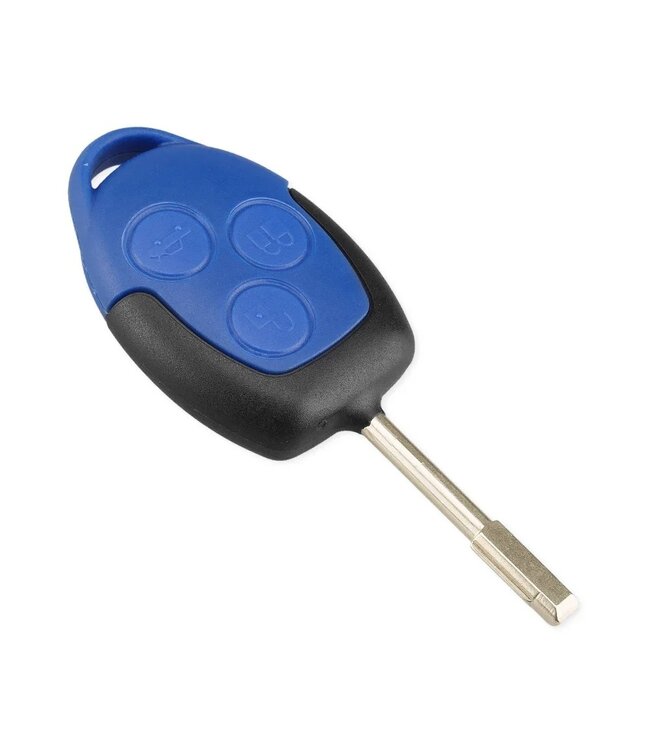 XEOD Autosleutelbehuizing - sleutelbehuizing auto - sleutel - Autosleutel 3 Knops / Geschikt voor: Ford