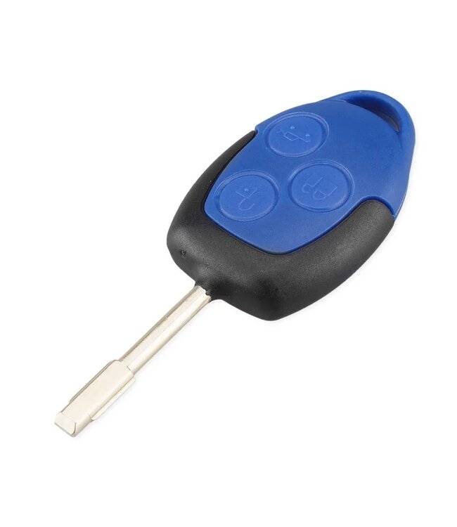 XEOD Autosleutelbehuizing - sleutelbehuizing auto - sleutel - Autosleutel 3 Knops / Geschikt voor: Ford