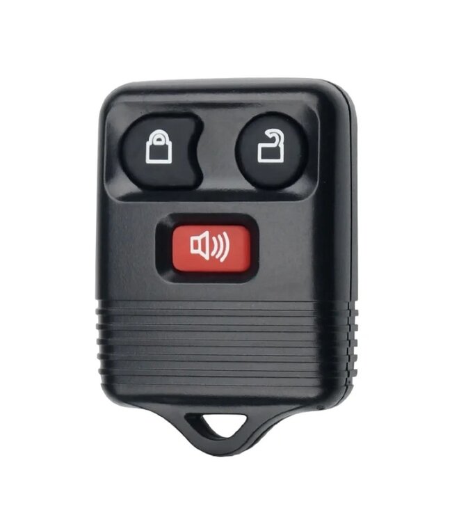 XEOD Autosleutelbehuizing - sleutelbehuizing auto - sleutel - Autosleutel  - Afstandsbediening / Geschikt voor: Ford 3 knops sleutel