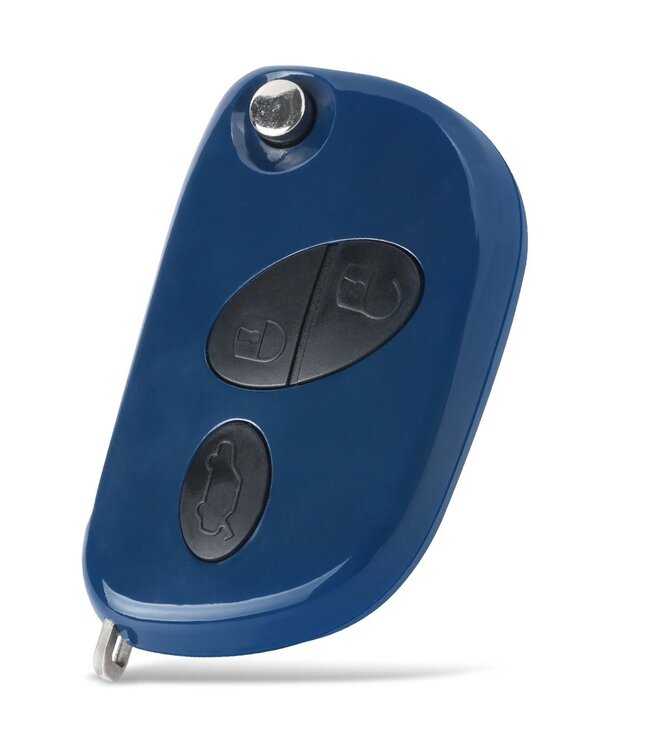 XEOD Autosleutelbehuizing - sleutelbehuizing auto - sleutel - Autosleutel  - Afstandsbediening / Geschikt voor: Maserati 3 knops