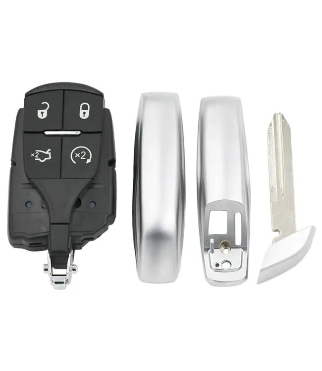 XEOD Autosleutelbehuizing - sleutelbehuizing auto - sleutel - Autosleutel  - Afstandsbediening / Geschikt voor: Maserati 4 knops