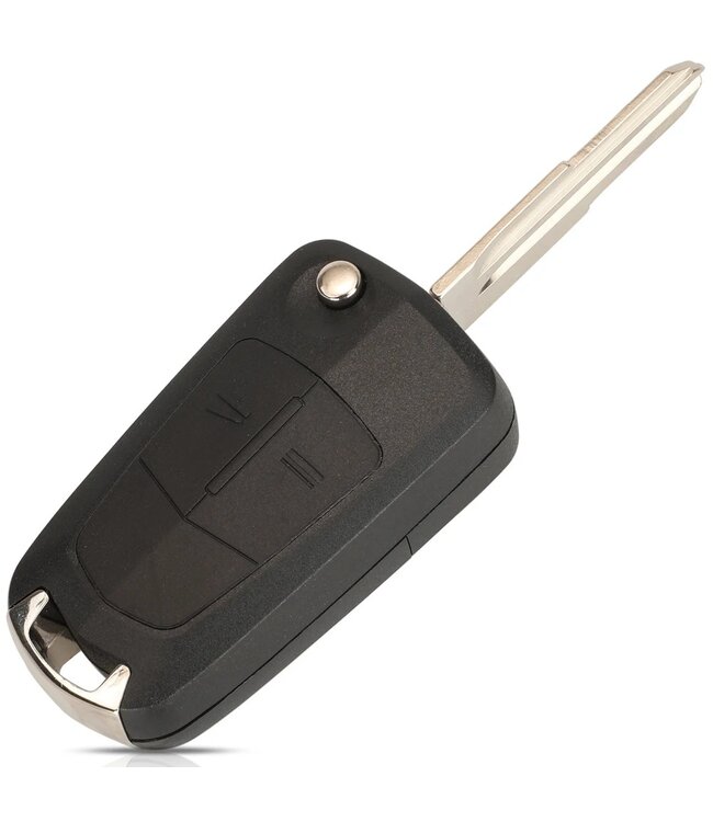 XEOD Autosleutelbehuizing - sleutelbehuizing auto - sleutel - Autosleutel / Geschikt voor: Opel & Chevrolet 2 knops klapsleutel
