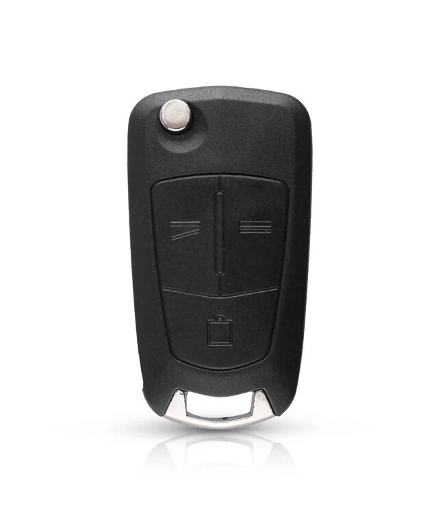 XEOD Autosleutelbehuizing - sleutelbehuizing auto - sleutel - Autosleutel / Geschikt voor: Opel & Chevrolet 3 knops klapsleutel