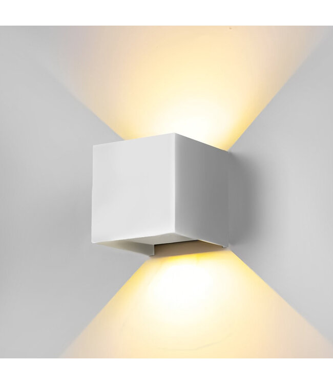 XEOD LED Wandlamp Binnen & Buiten Verlichting - Waterdicht - Met Bevestigingsmateriaal - 12W - Wit