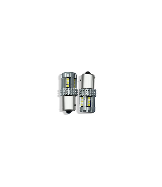 XEOD Hyper line P21W / BA15S / 1156 - LED Lampen - Dagrijverlichting - Achterlichten - Stadslicht - Remlicht - Canbus - Autolampen - 6000K Helder Wit - 12V - 2 Stuks