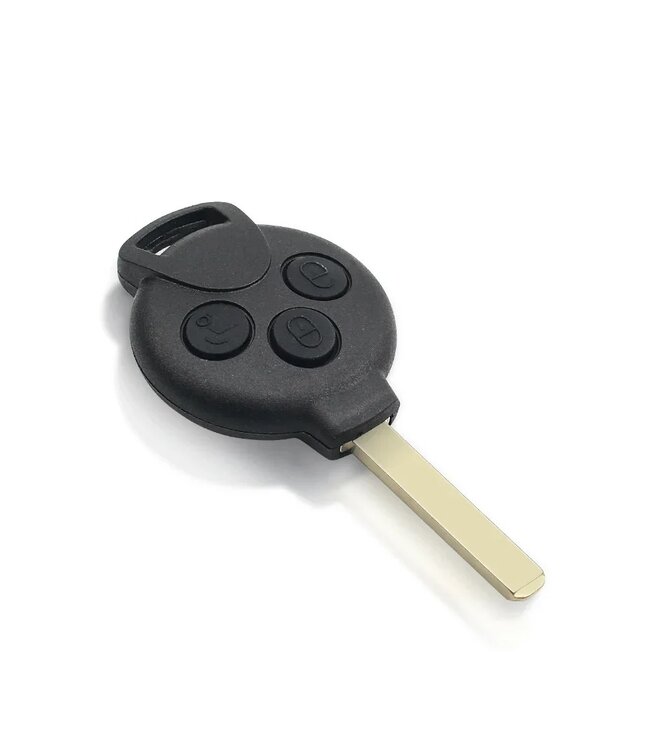 XEOD Autosleutelbehuizing - sleutelbehuizing auto - sleutel - Autosleutel / Geschikt voor: Smart 3 knops