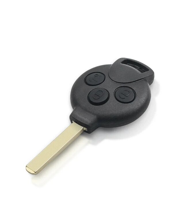 XEOD Autosleutelbehuizing - sleutelbehuizing auto - sleutel - Autosleutel / Geschikt voor: Smart 3 knops