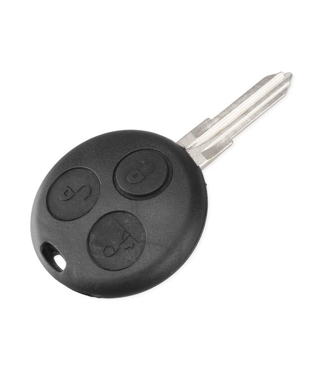XEOD Autosleutelbehuizing - sleutelbehuizing auto - sleutel - Autosleutel / Geschikt voor: Smart 3 knops