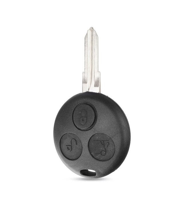 XEOD Autosleutelbehuizing - sleutelbehuizing auto - sleutel - Autosleutel / Geschikt voor: Smart 3 knops