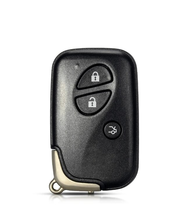 XEOD Autosleutelbehuizing - sleutelbehuizing auto - sleutel - Autosleutel / Geschikt voor: Lexus 3 knops