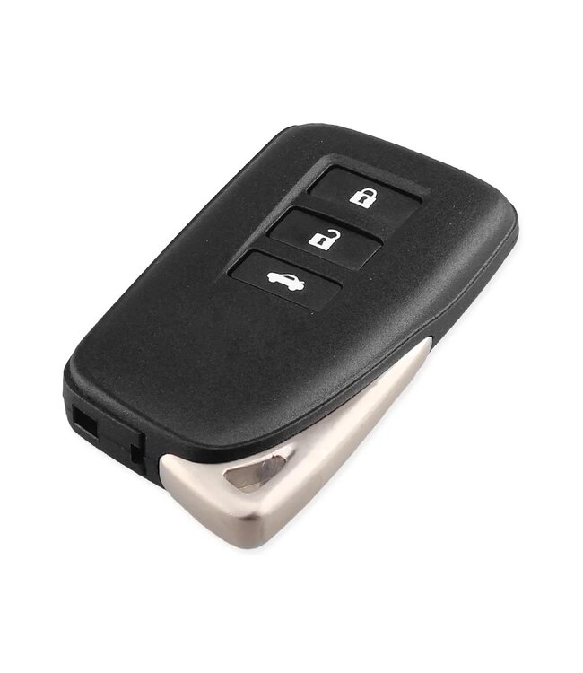 XEOD Autosleutelbehuizing - sleutelbehuizing auto - sleutel - Autosleutel / Geschikt voor: Lexus 3 knops