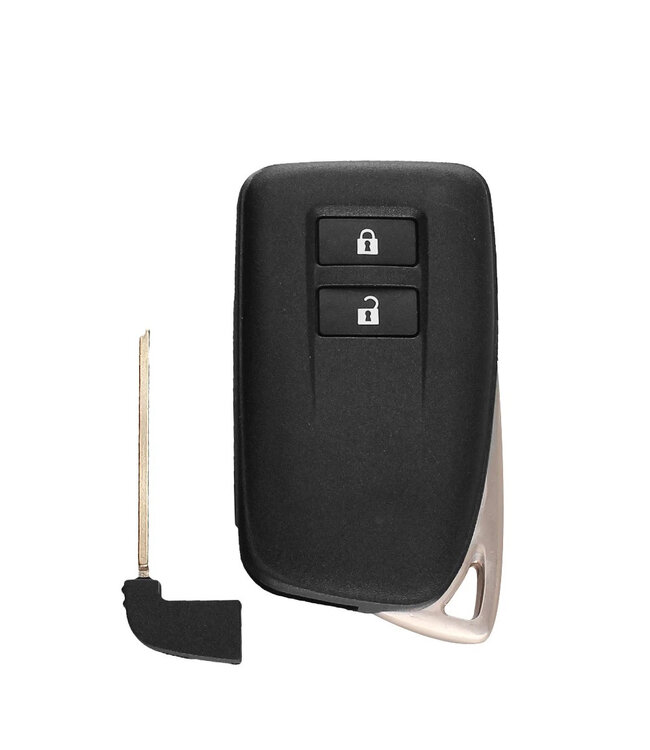 XEOD Autosleutelbehuizing - sleutelbehuizing auto - sleutel - Autosleutel / Geschikt voor: Lexus 2 knops