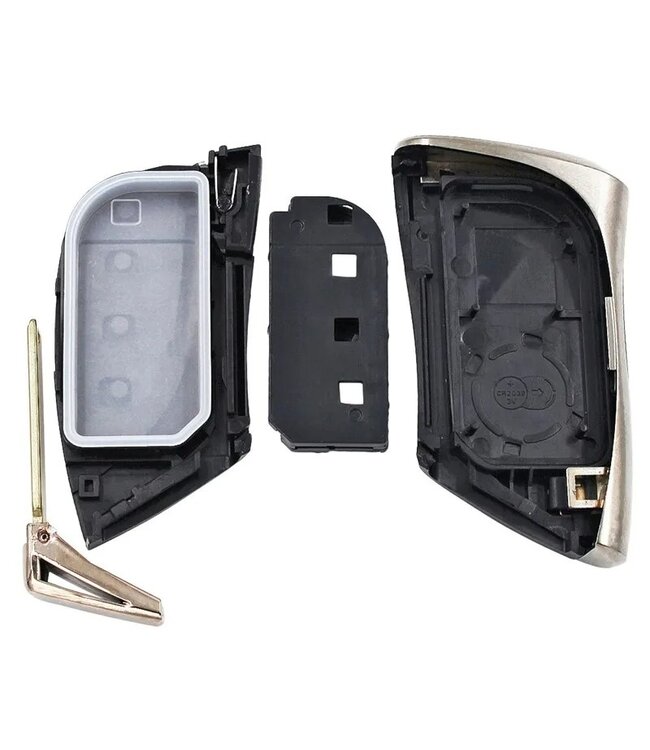 XEOD Autosleutelbehuizing - sleutelbehuizing auto - sleutel - Autosleutel / Geschikt voor: Lexus 3 knops