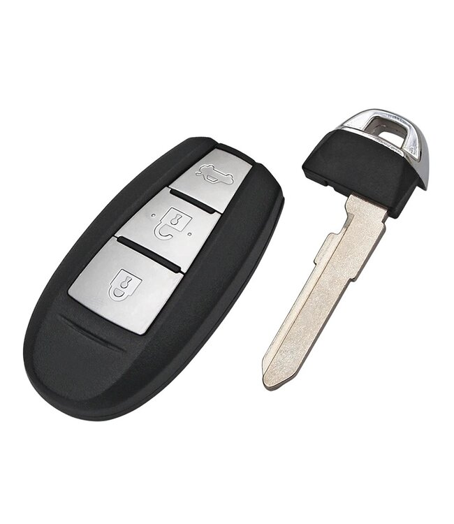 XEOD Autosleutelbehuizing - sleutelbehuizing auto - sleutel - Autosleutel / Geschikt voor Suzuki Swift, Vitara & SX4 3 knops smartkey