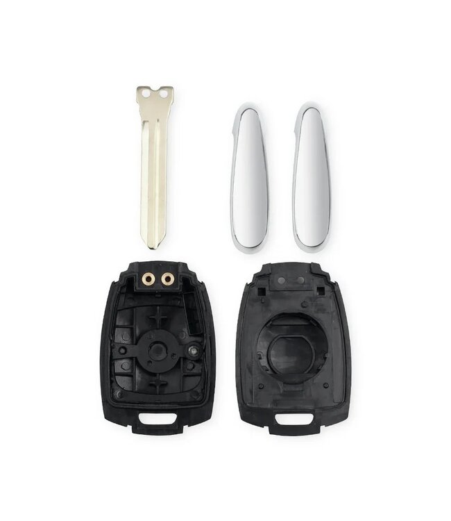 XEOD Autosleutelbehuizing - sleutelbehuizing auto - sleutel - Autosleutel / Geschikt voor SsangYong 2 knops
