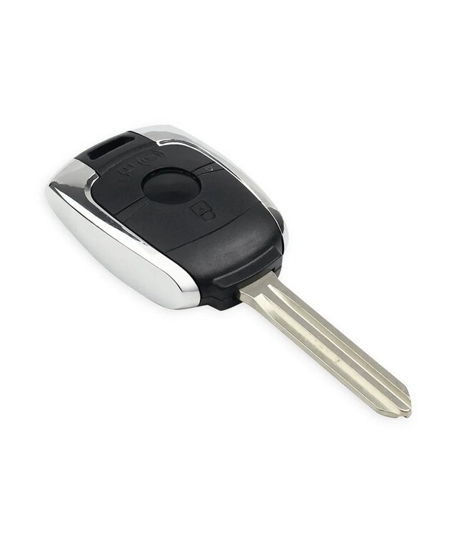 XEOD Autosleutelbehuizing - sleutelbehuizing auto - sleutel - Autosleutel / Geschikt voor SsangYong 2 knops