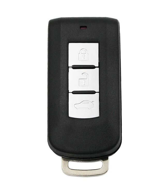 XEOD Autosleutelbehuizing - sleutelbehuizing auto - sleutel - Autosleutel / Geschikt voor: Mitsubishi smartkey