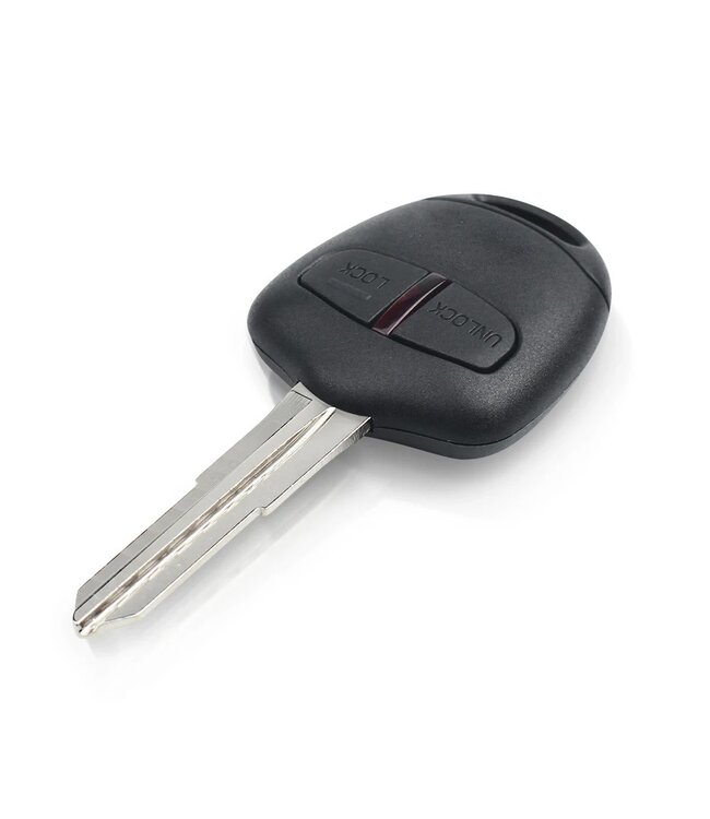 XEOD Autosleutelbehuizing - sleutelbehuizing auto - sleutel - Autosleutel / Geschikt voor: Mitsubishi 2 knops