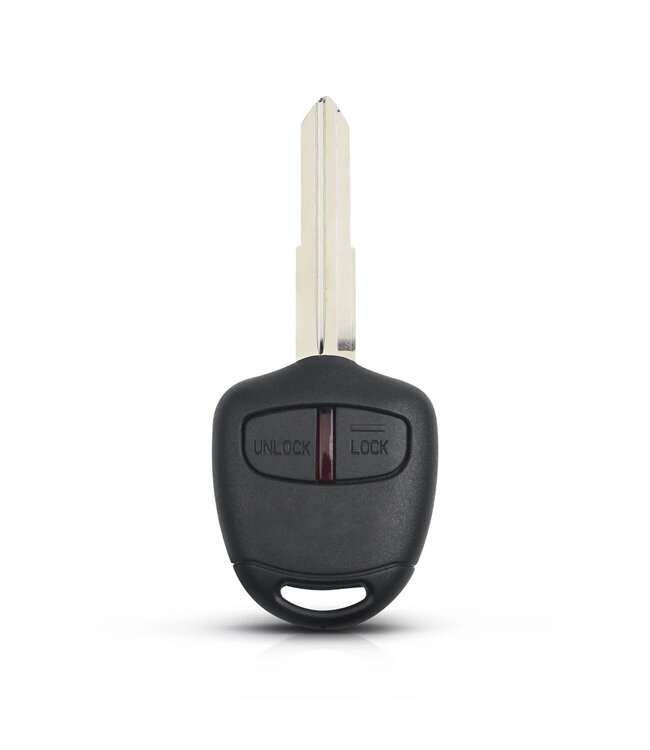 XEOD Autosleutelbehuizing - sleutelbehuizing auto - sleutel - Autosleutel / Geschikt voor: Mitsubishi 2 knops