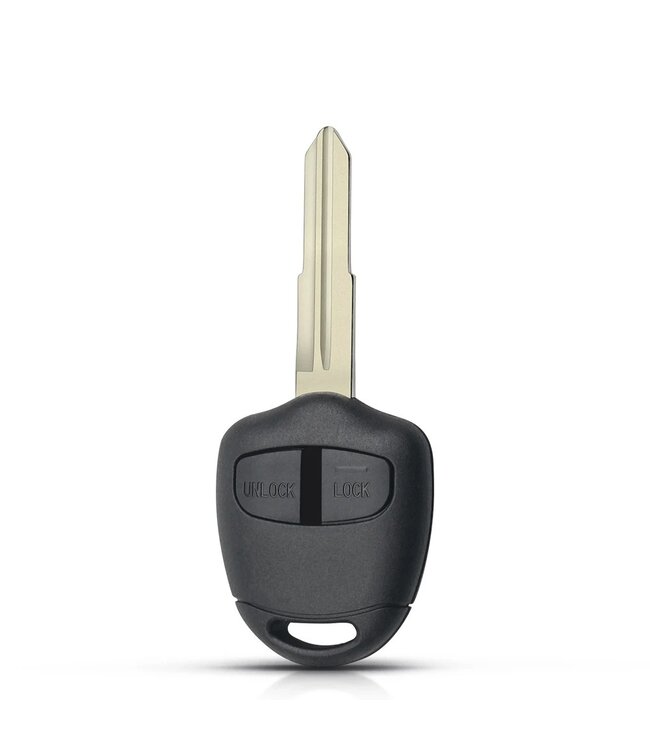 XEOD Autosleutelbehuizing - sleutelbehuizing auto - sleutel - Autosleutel / Geschikt voor: Mitsubishi 2 knops