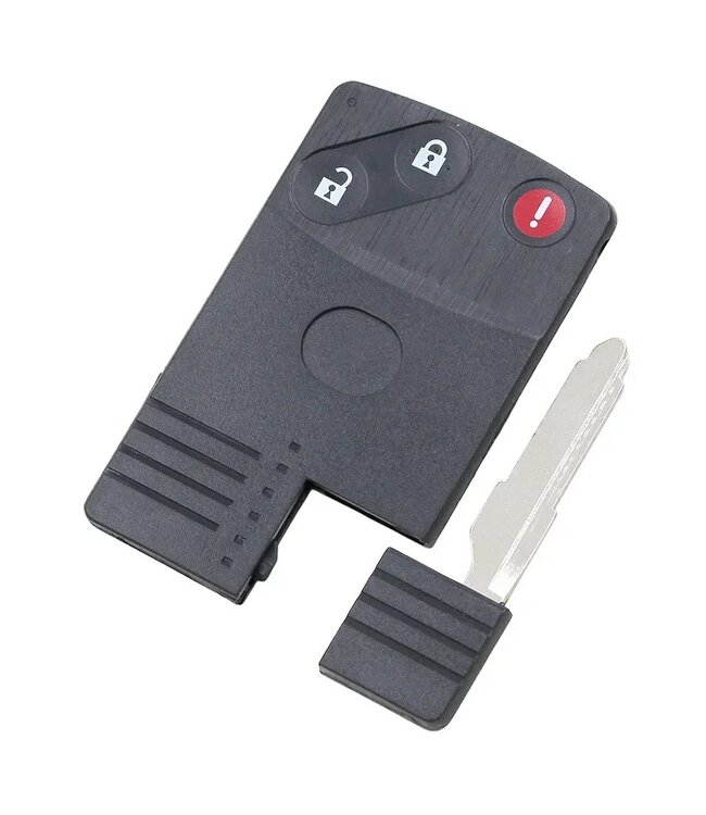 XEOD Autosleutelbehuizing - sleutelbehuizing auto - sleutel - Autosleutel geschikt voor Mazda Smartkey 3 knops