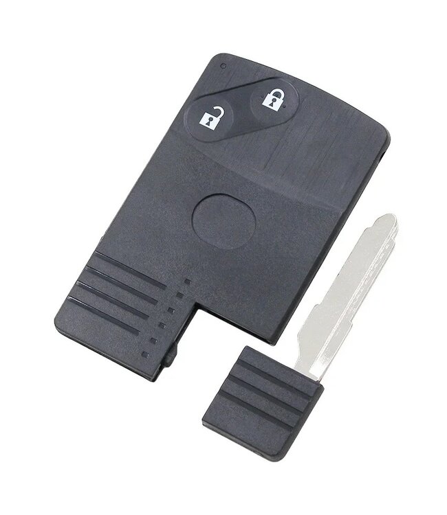 XEOD Autosleutelbehuizing - sleutelbehuizing auto - sleutel - Autosleutel geschikt voor Mazda Smartkey 2 knops