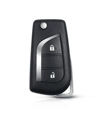 XEOD Autosleutelbehuizing 2 knops geschikt voor Toyota / Peugeot / Citroen