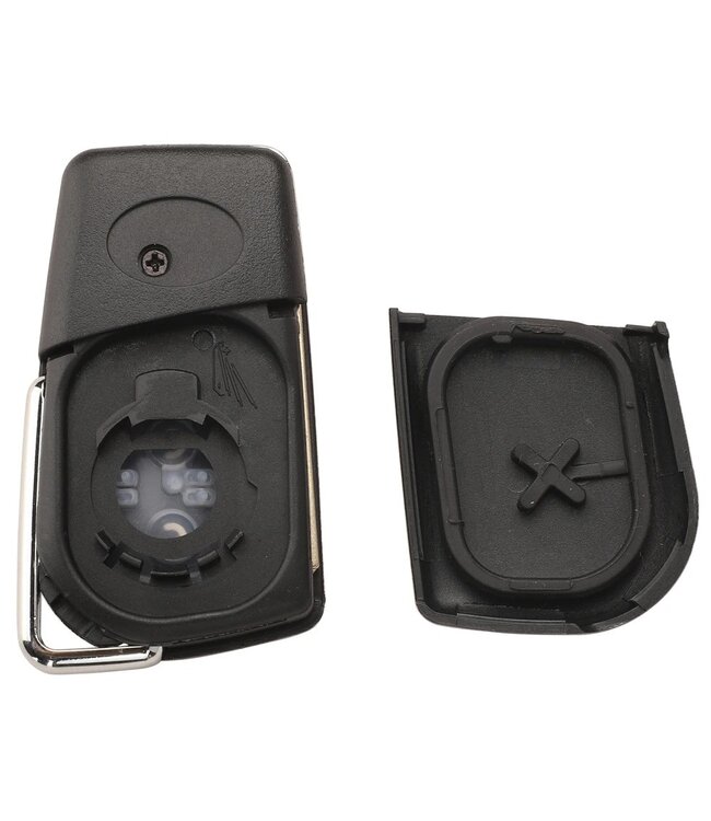 XEOD Autosleutelbehuizing - sleutelbehuizing auto - sleutel - Autosleutel 2 knops geschikt voor Toyota / Peugeot / Citroen