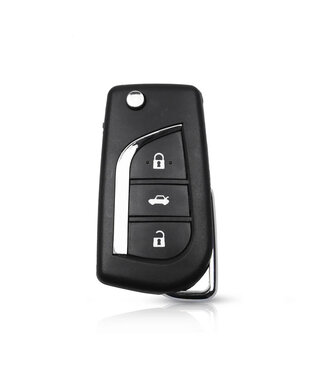 XEOD Autosleutelbehuizing 3 knops geschikt voor Toyota / Peugeot / Citroen
