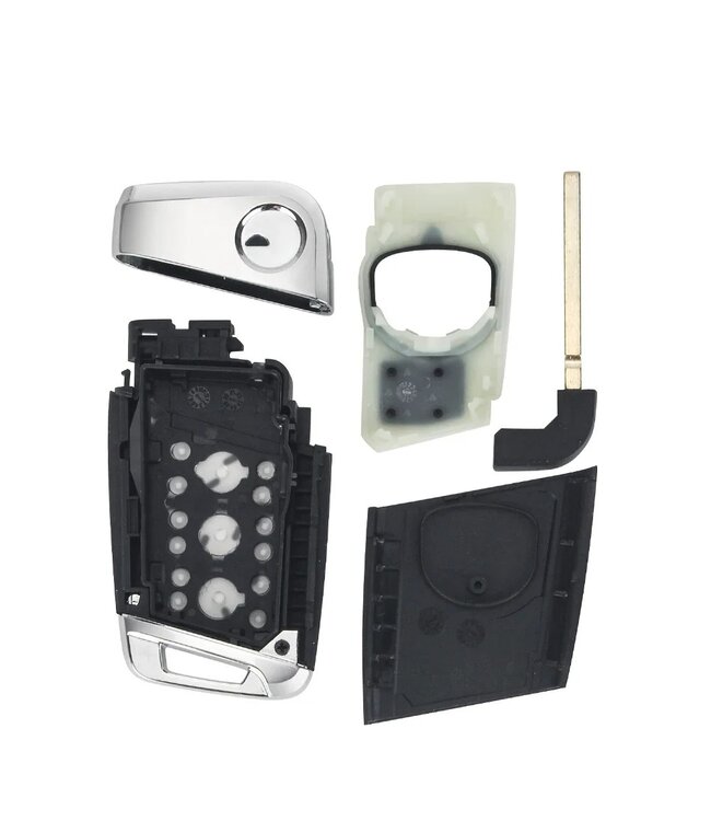 XEOD 3 knops sleutel - MQB48 - 433MHZ - HU162T - Complete sleutel - Met electronica - 3 knops smartkey - Smart - 3G0959752BC - 3G0959752BCDTB -  geschikt voor Volkswagen Passat & Arteon - 1 stuks