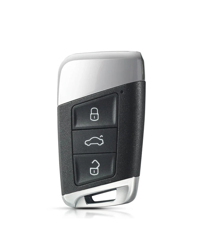 XEOD 3 knops sleutel - MQB48 - 433MHZ - HU162T - Complete sleutel - Met electronica - 3 knops smartkey - Smart - 3G0959752BC - 3G0959752BCDTB -  geschikt voor Volkswagen Passat & Arteon - 1 stuks