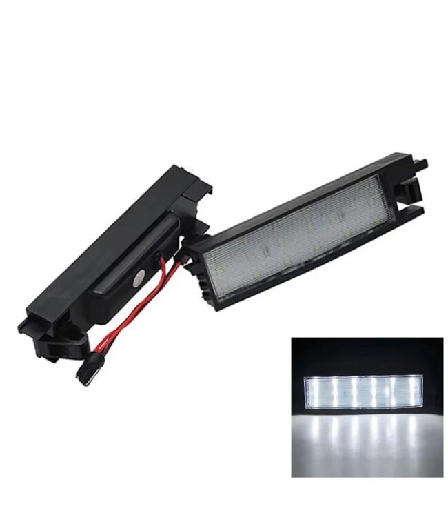 LED Kentekenverlichting - Kenteken verlichting - LED Kenteken verlichting geschikt voor: Toyota Auris - Rav4 - Canbus - 2 stuks 6000K  Wit