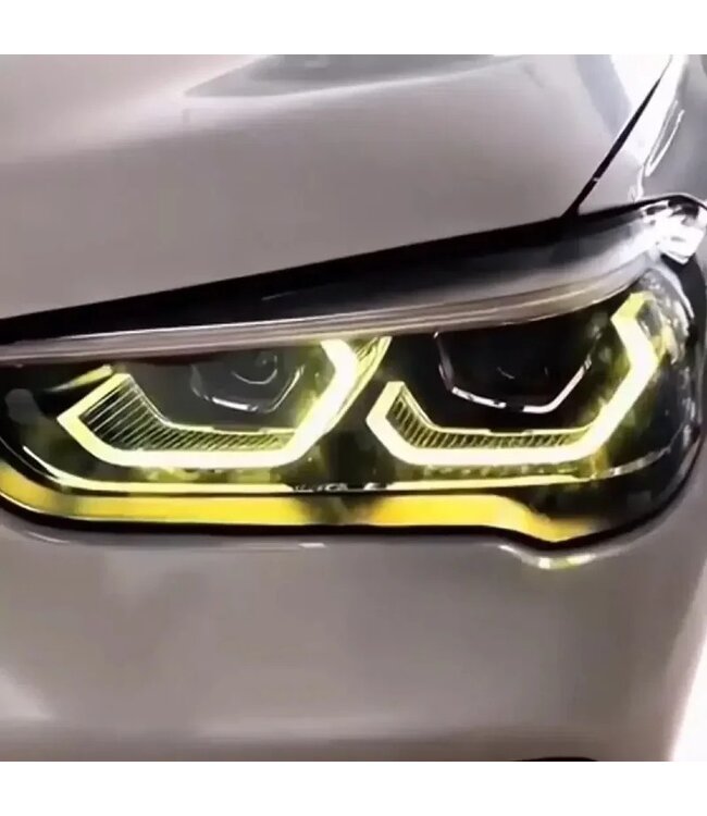 XEOD CSL LED DRL angel eyes modules Geel geschikt voor BMW X1 F48 - F49 - X2 F39 - Voor LED koplampen - 4 stuks - Complete set