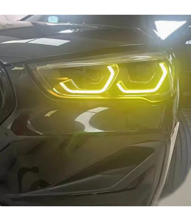 XEOD CSL LED DRL angel eyes modules Geel geschikt voor BMW X1 F48 - F49 - X2 F39 - Voor LED koplampen - 4 stuks - Complete set