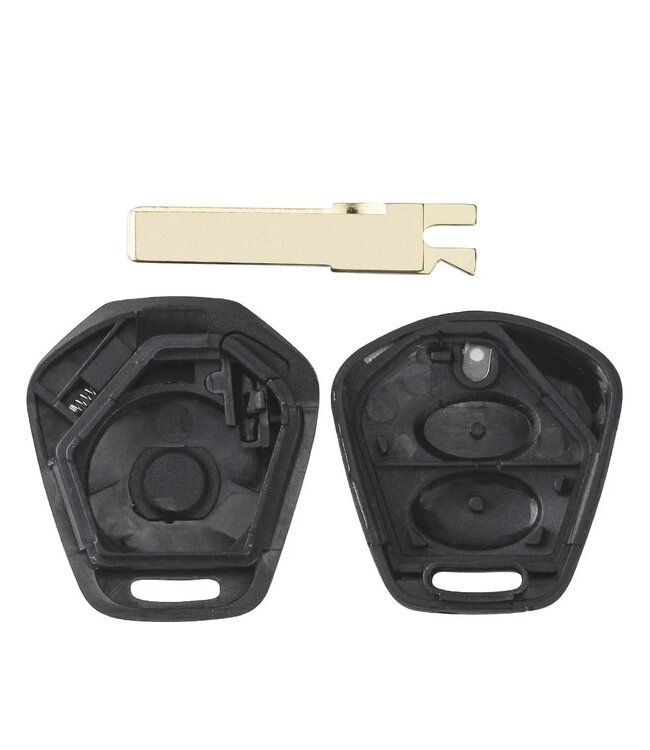 XEOD Autosleutelbehuizing - sleutelbehuizing auto - sleutel - Autosleutel / Geschikt voor: Porsche 1 Knops sleutel