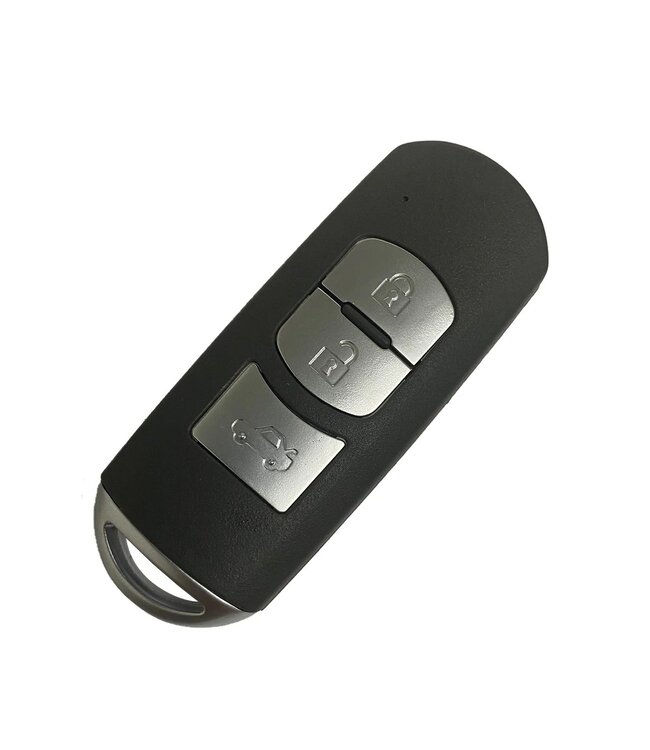 XEOD Autosleutelbehuizing - sleutelbehuizing auto - sleutel - Autosleutel geschikt voor Mazda Smartkey 3 knops