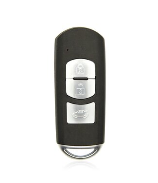 XEOD Smart key behuizing 3 knops geschikt voor Mazda