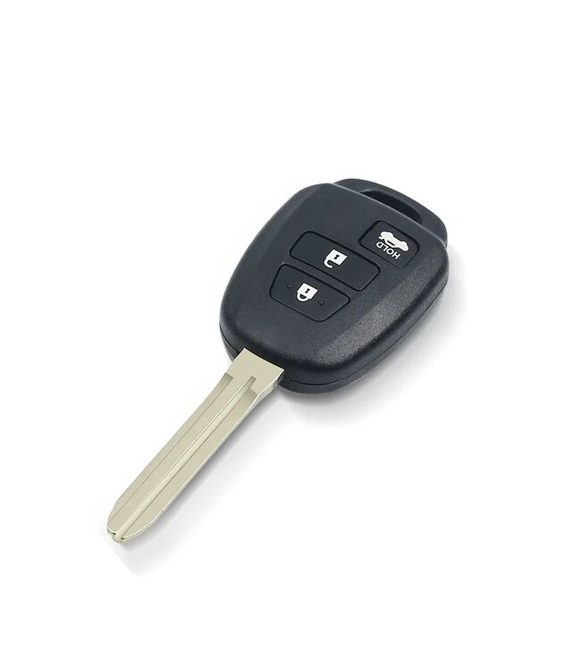 XEOD Autosleutelbehuizing - sleutelbehuizing auto - sleutel - Autosleutel 3 knops geschikt voor Toyota