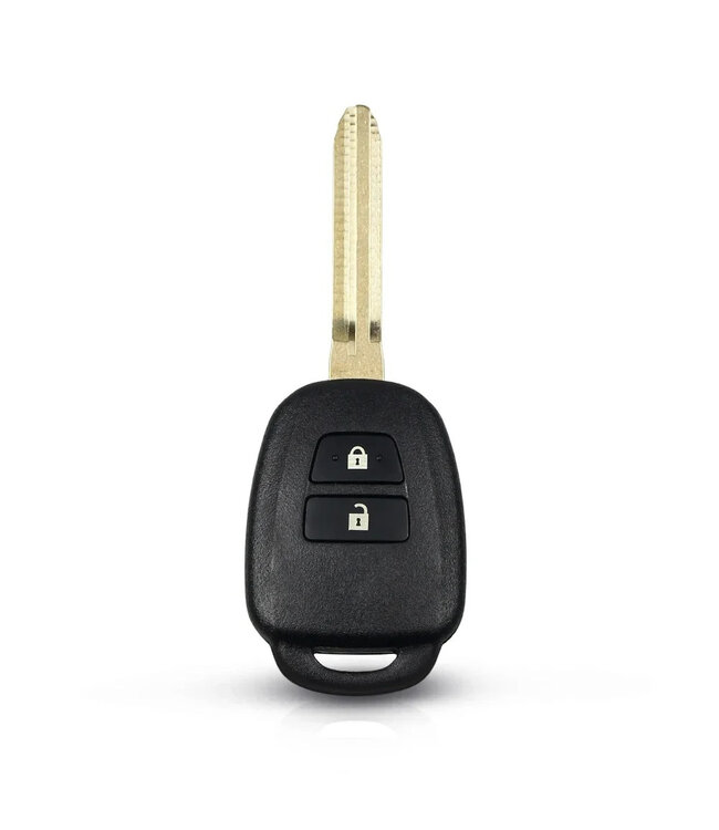 XEOD Autosleutelbehuizing - sleutelbehuizing auto - sleutel - Autosleutel 2 knops geschikt voor Toyota